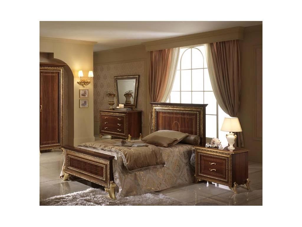 Arredo Classic: кровать односпальная(орех)