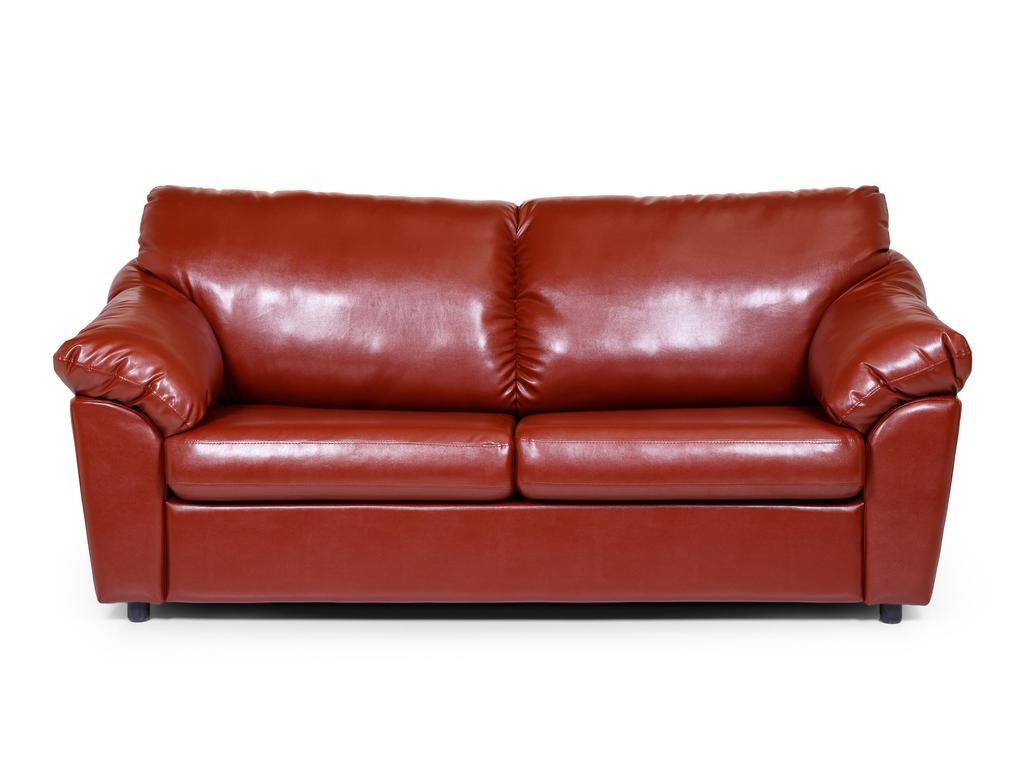 Евроформа: диван 3 местный(коричневый)