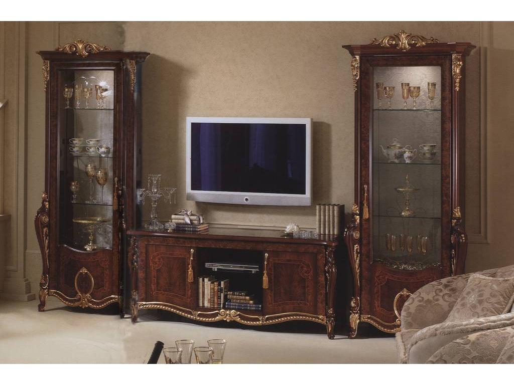 Arredo Classic: витрина 1 дверная(орех)