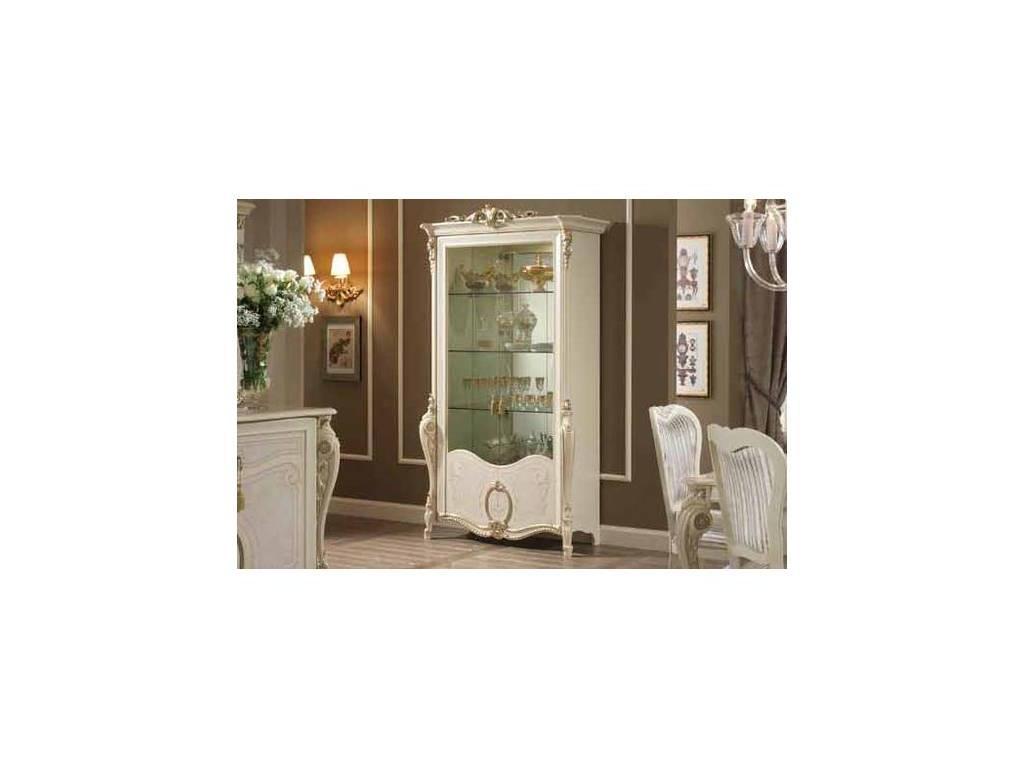 Arredo Classic: витрина 2-х дверная(слоновая кость, золото)