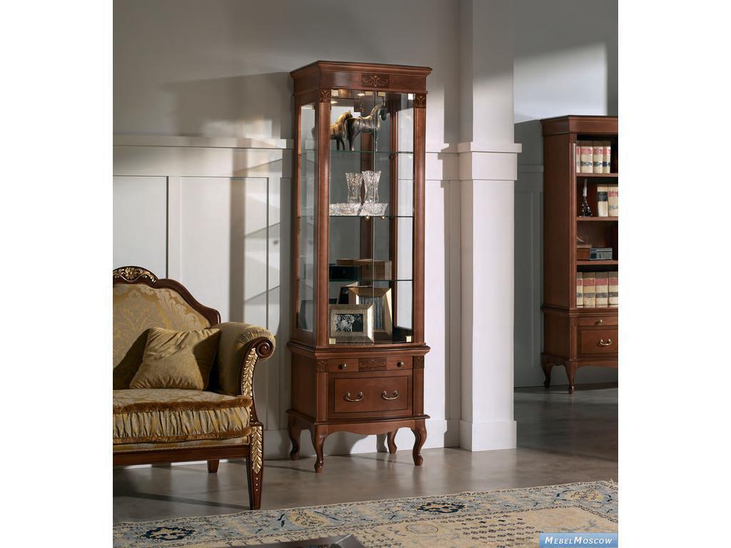 Muebles Panamar: витрина 2-х дверная(орех)