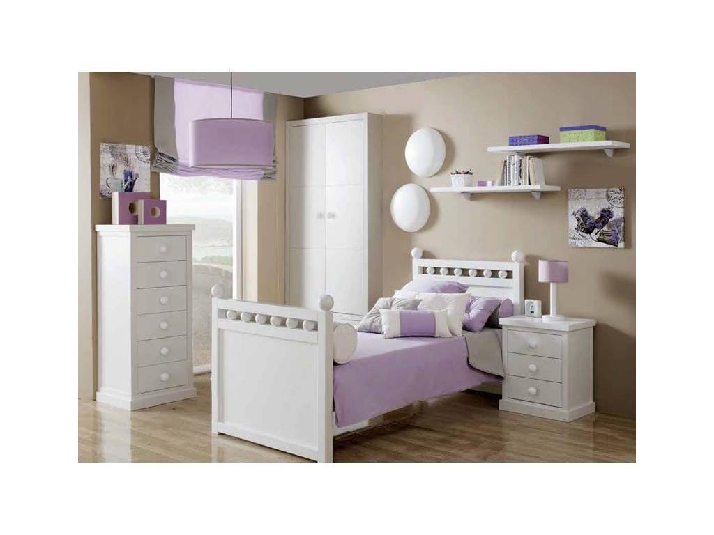 Trebol: детская комната современный стиль(белый)