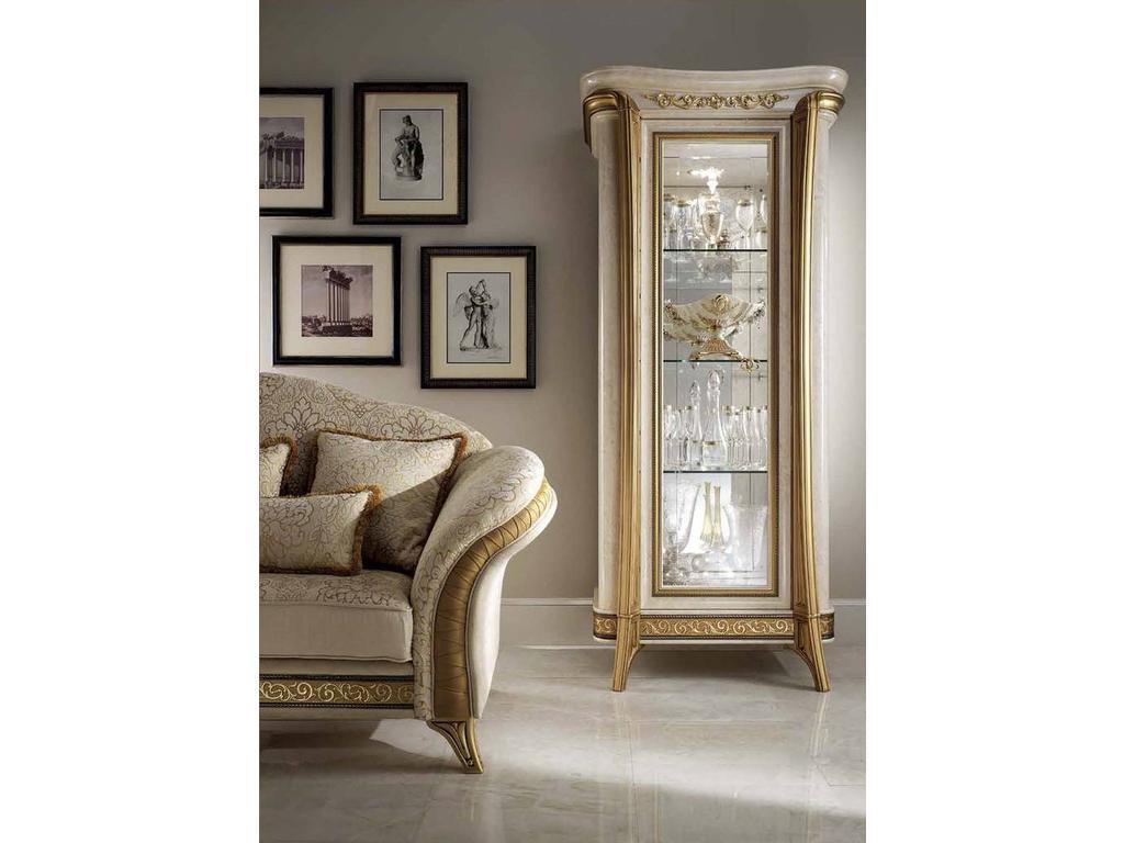 Arredo Classic: витрина 1 дверная(слоновая кость)