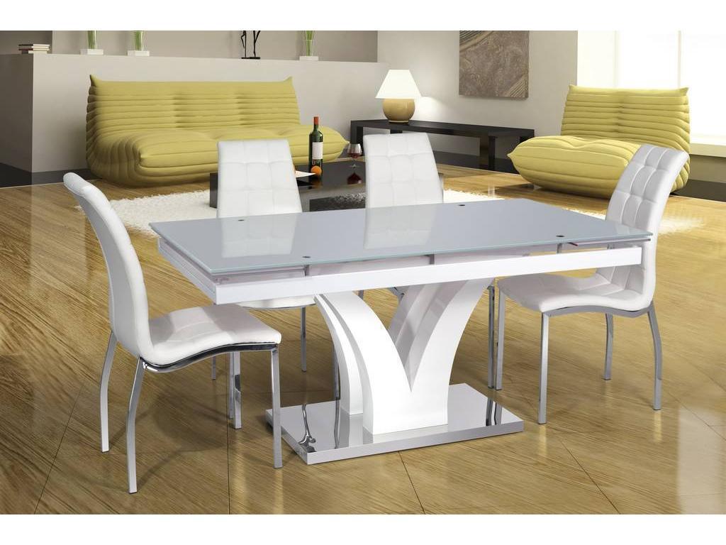 Euro Style Furniture: стол обеденный(белый)