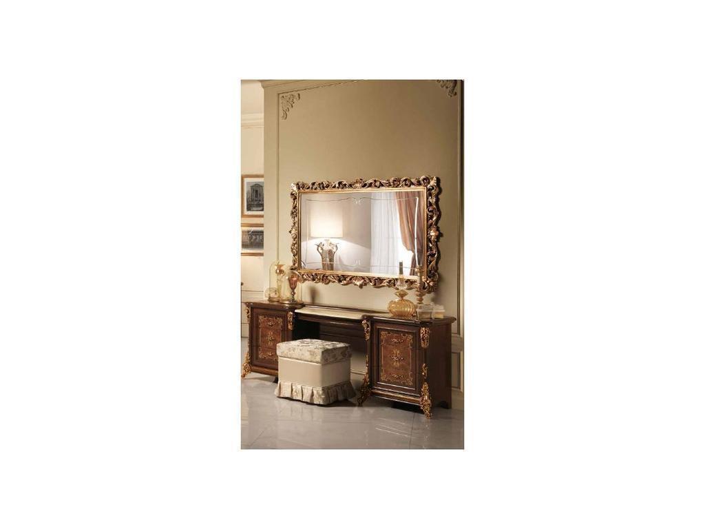 Arredo Classic: зеркало настенное(орех, золото)