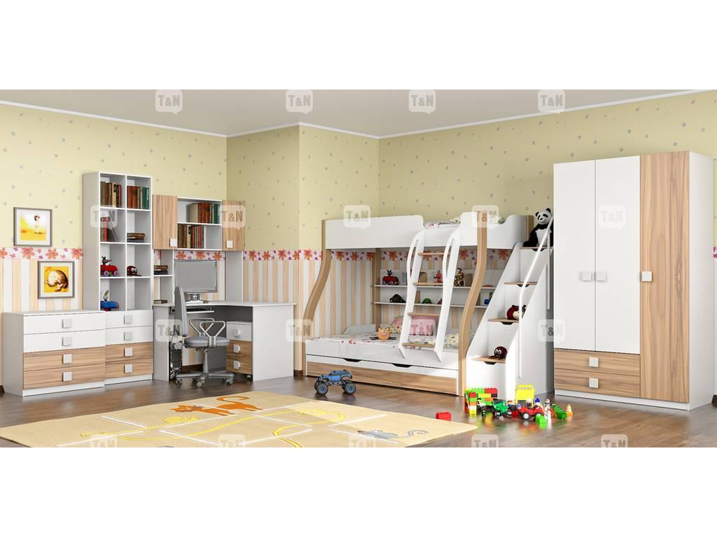 Tomyniki: детская комната современный стиль(цвет дуба)
