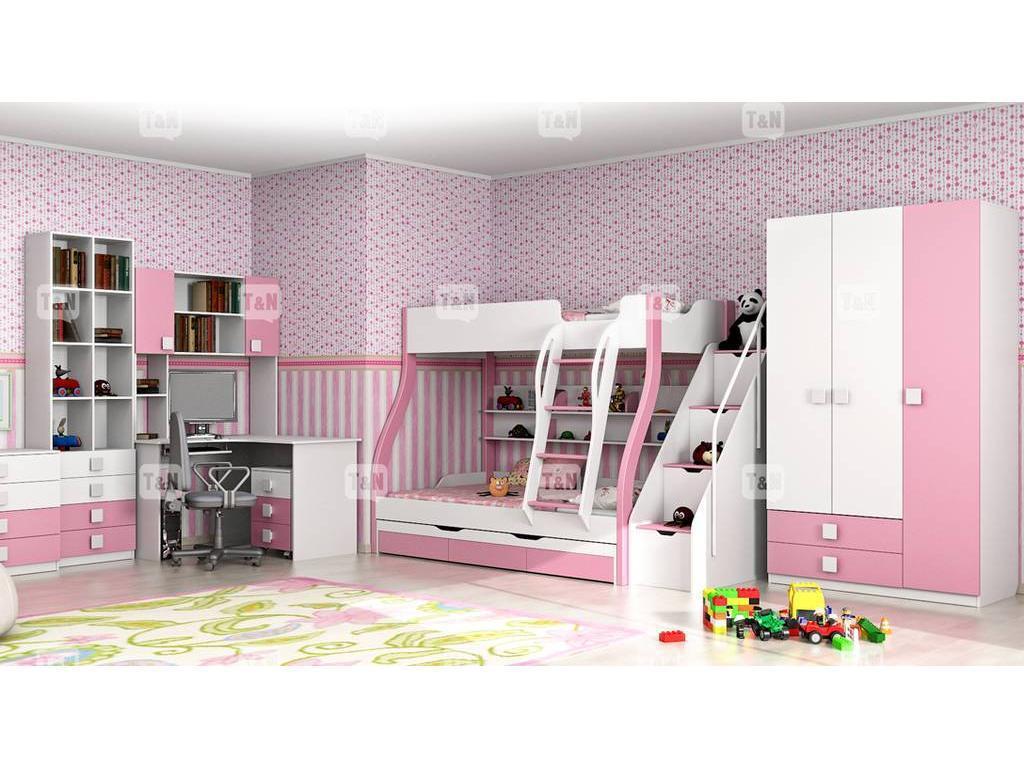 Tomyniki: детская комната современный стиль(розовый)