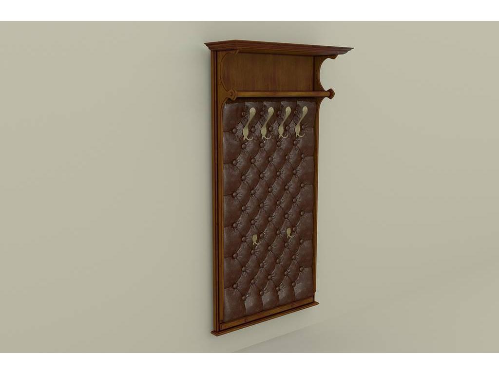 Arco Decor: вешалка настенная(орех, экокожа)