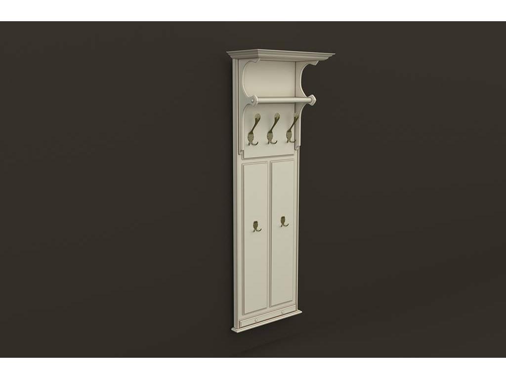 Arco Decor: вешалка настенная(бежевая, коричневая патина)