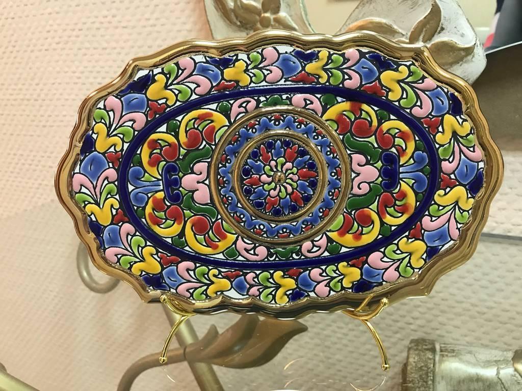 Cercolon: тарелка декоративная(мультиколор)
