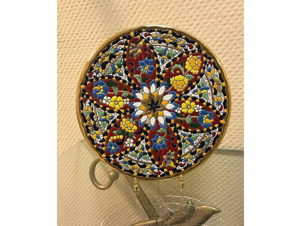 Artecer: тарелка декоративная(золото, разноцветный)