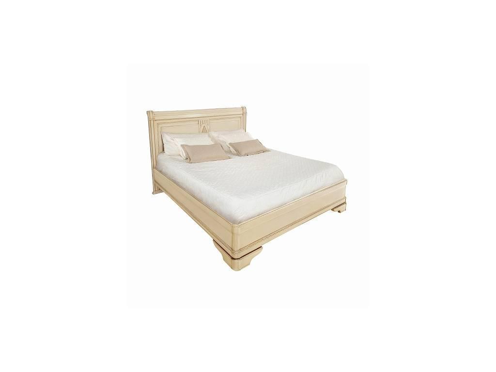 БМ: кровать двуспальная(ваниль, золото)