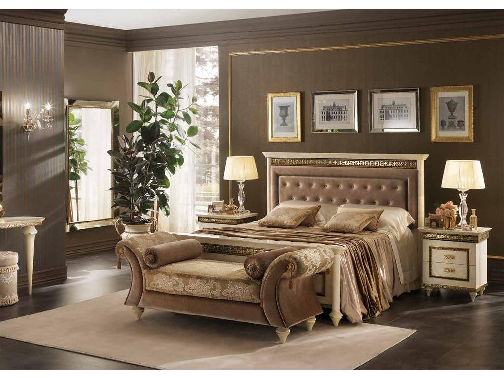 Arredo Classic: кровать двуспальная(кремовый мраморный)