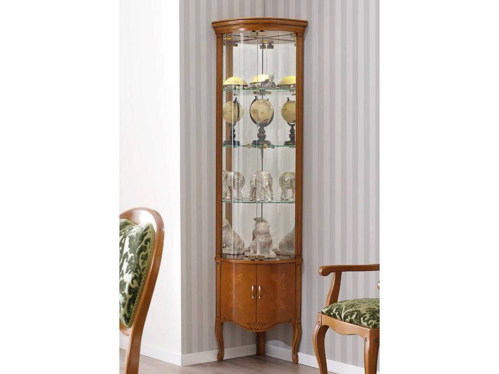Muebles Panamar: витрина угловая(орех)