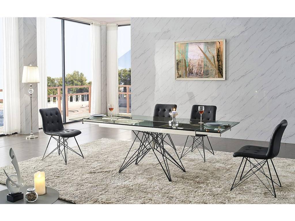 Euro Style Furniture: стол обеденный(прозрачный)