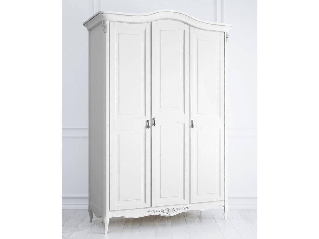 Latelier Du Meuble: шкаф 3-х дверный(белый, серебро)