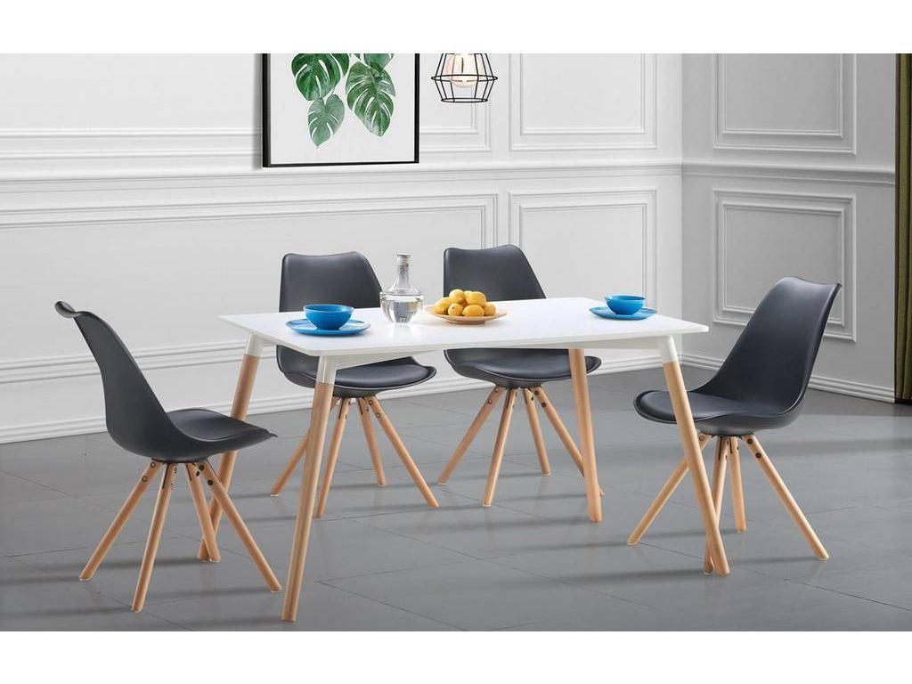Euro Style Furniture: стол обеденный(белый)