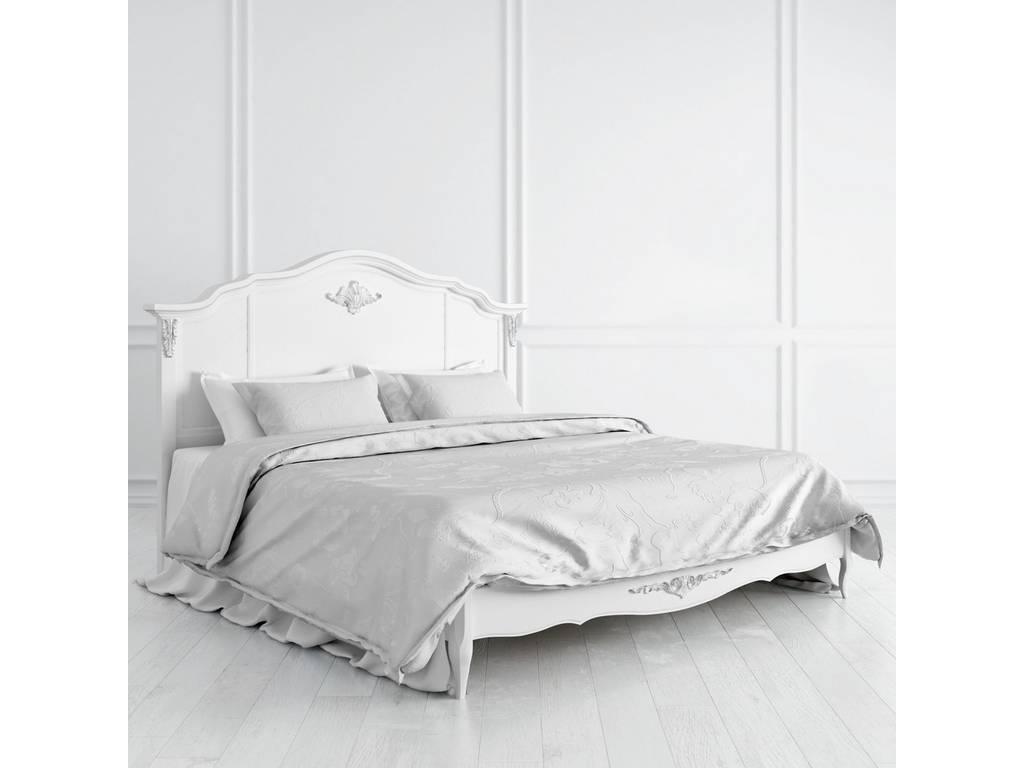 Latelier Du Meuble: кровать двуспальная(белый, серебро)