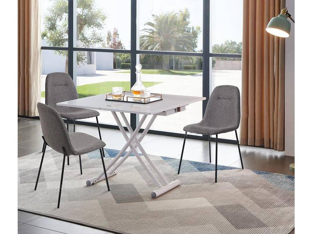 Euro Style Furniture: стол-трансформер(белый)