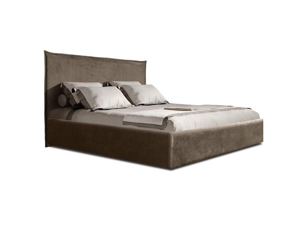 МК Ярцево: кровать двуспальная(пепельно-коричневый)