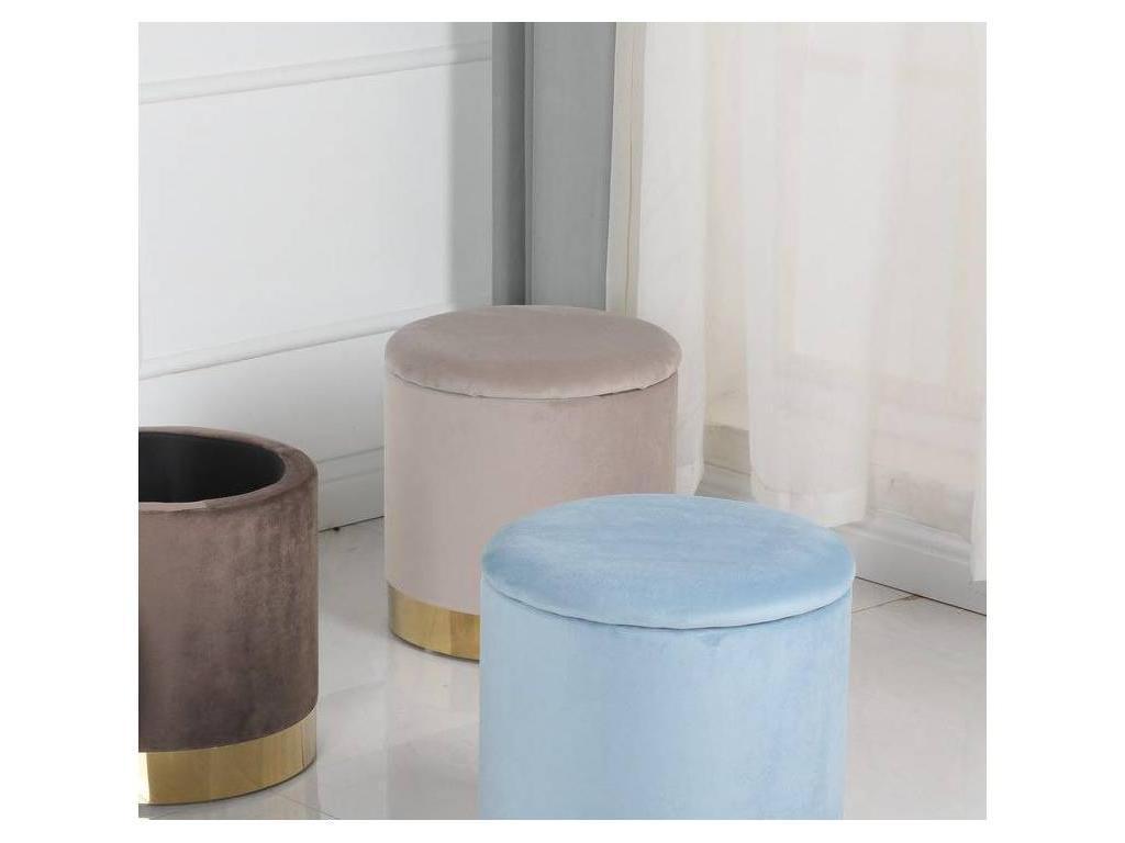 Euro Style Furniture: пуф(темно бежевый)