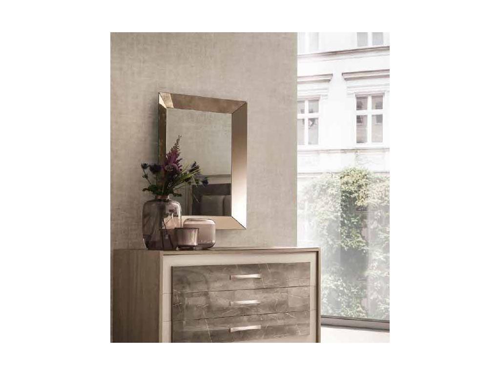Arredo Classic: зеркало настенное(коричневый)