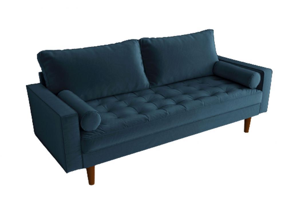 Bradex: диван 3 местный(синий)