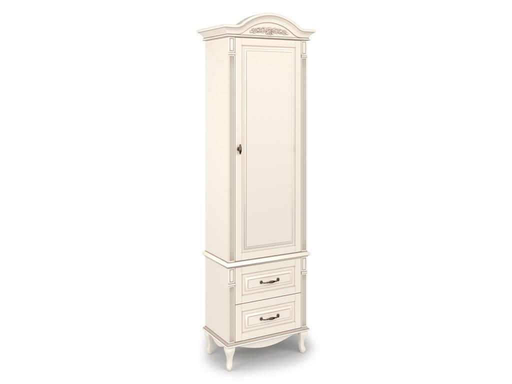 Arco Decor: витрина 1 дверная(белый, патина)