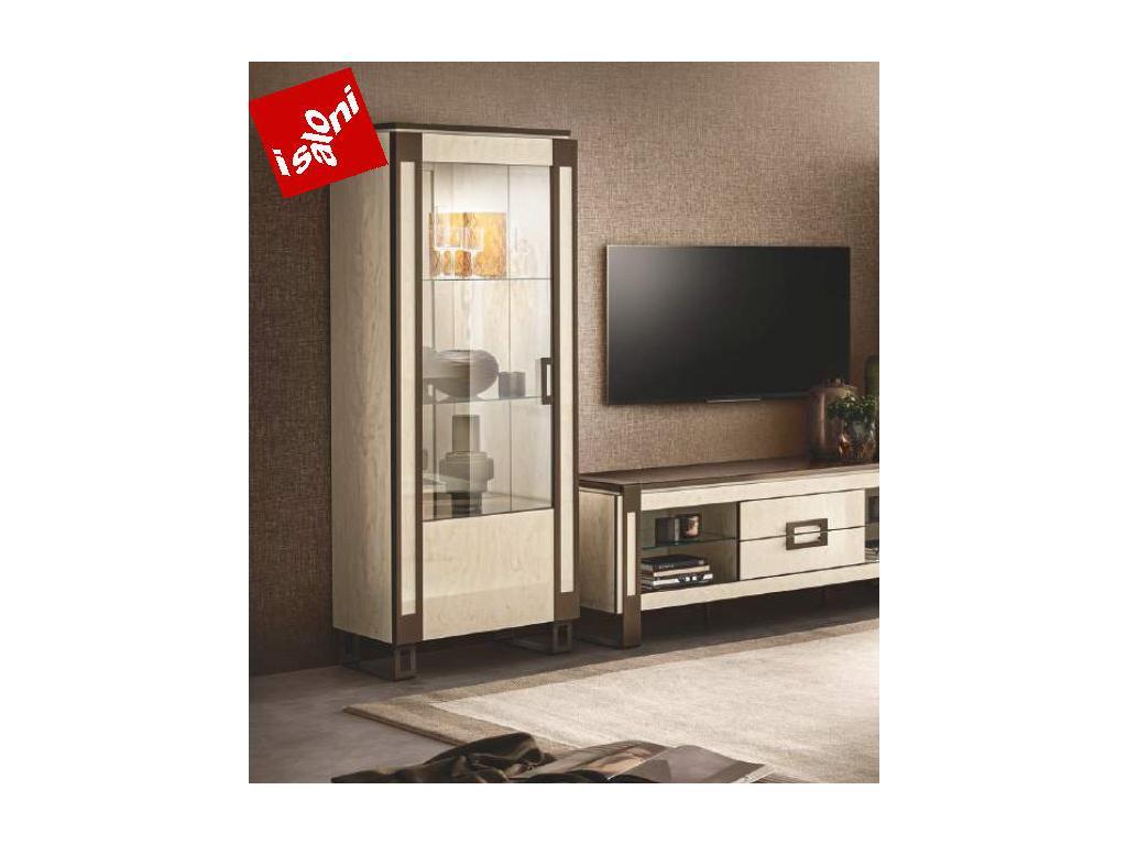 Arredo Classic: витрина 1 дверная(бежевый)
