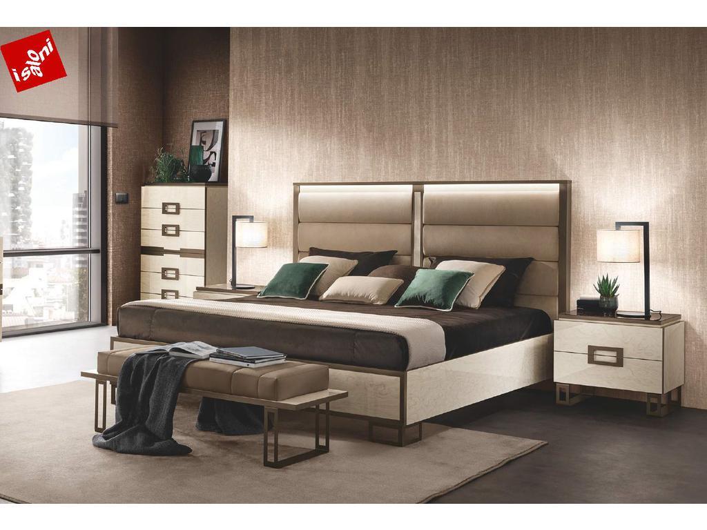 Arredo Classic: кровать двуспальная(бежевый)