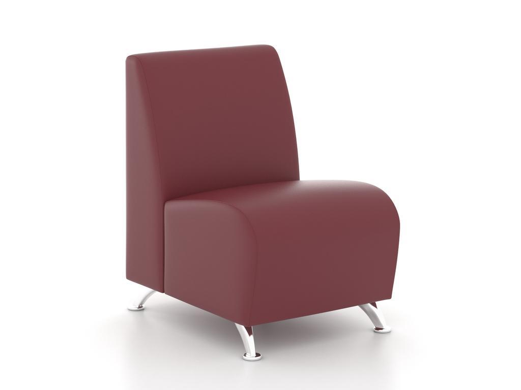 Евроформа: кресло(красный)