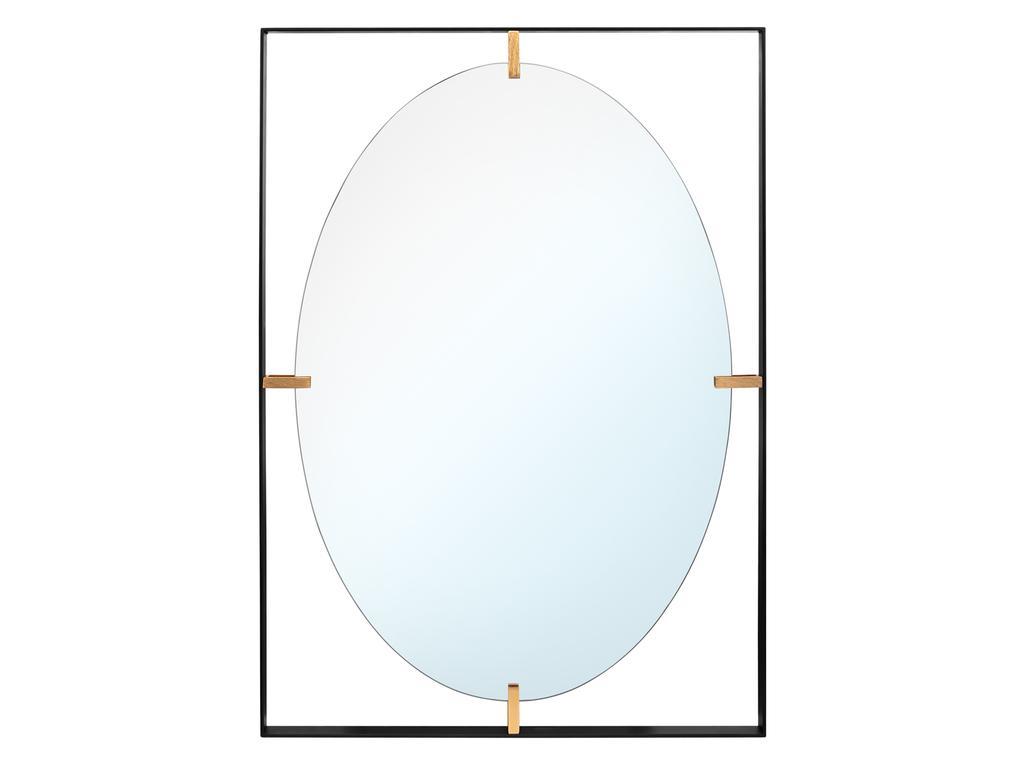 HermitageHome: зеркало настенное(золото, черный)