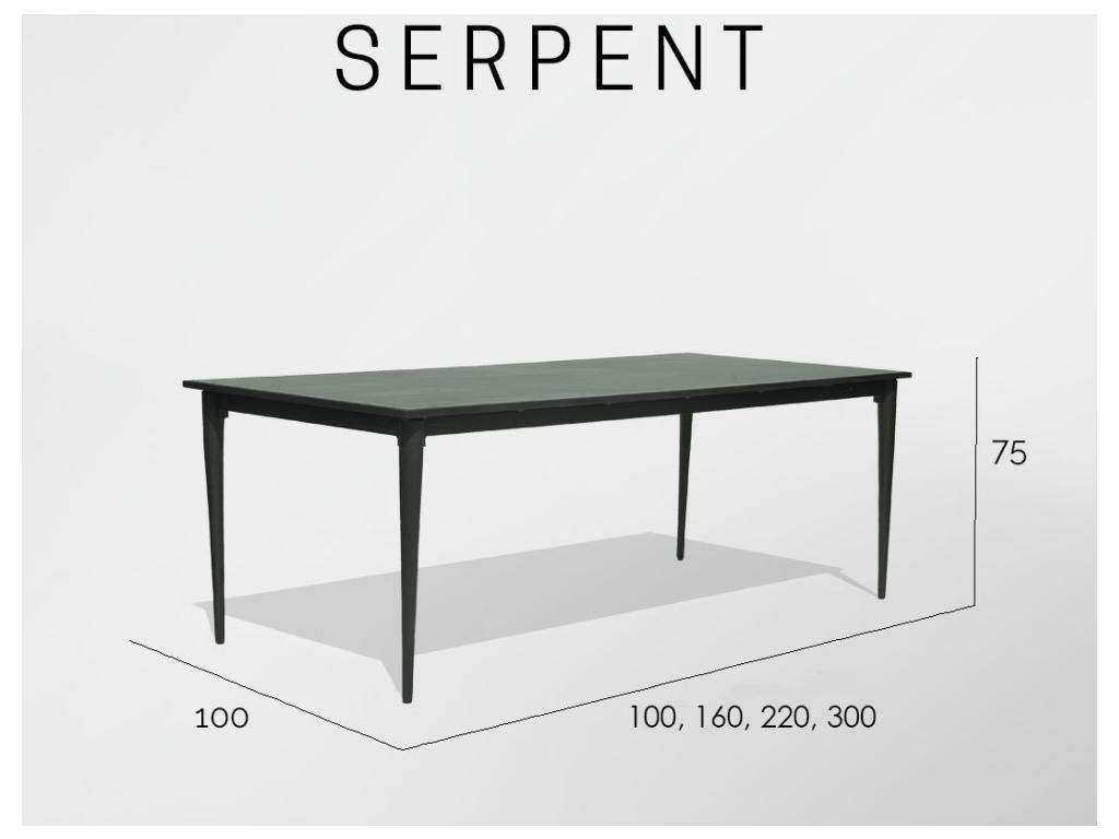 Skylinedesign: стол садовый(керамика, серый)