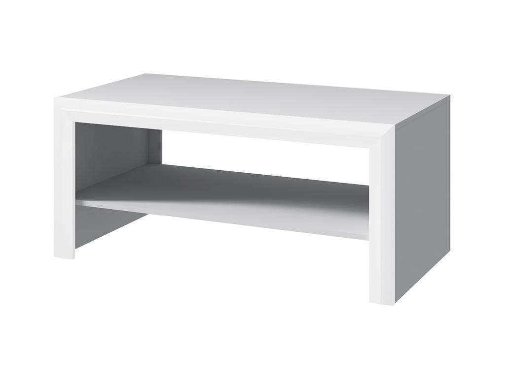 Anrex: стол журнальный(белый лак)