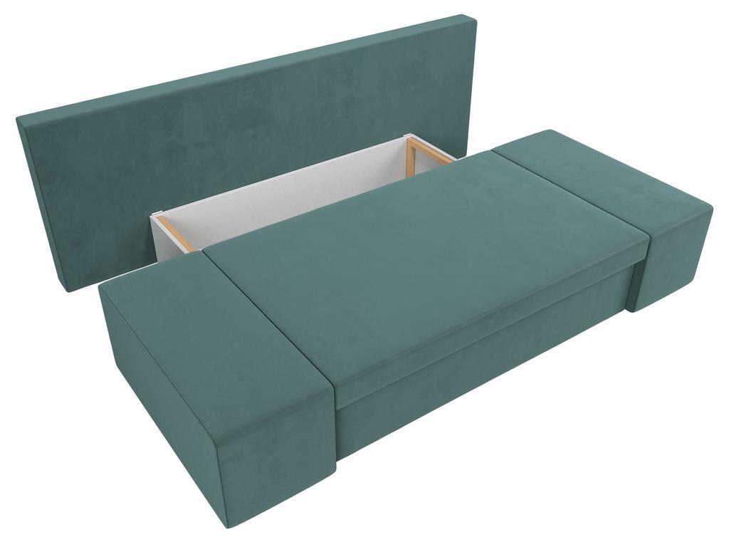 Лига диванов: диван-кровать(бирюзовый)