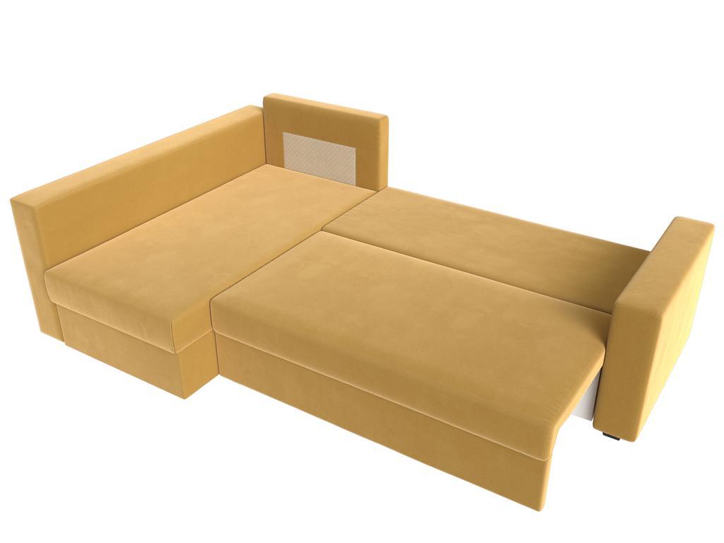Лига диванов: диван угловой(желтый)