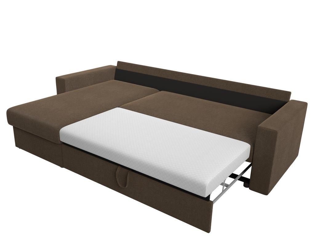 Лига диванов: диван угловой(коричневый)