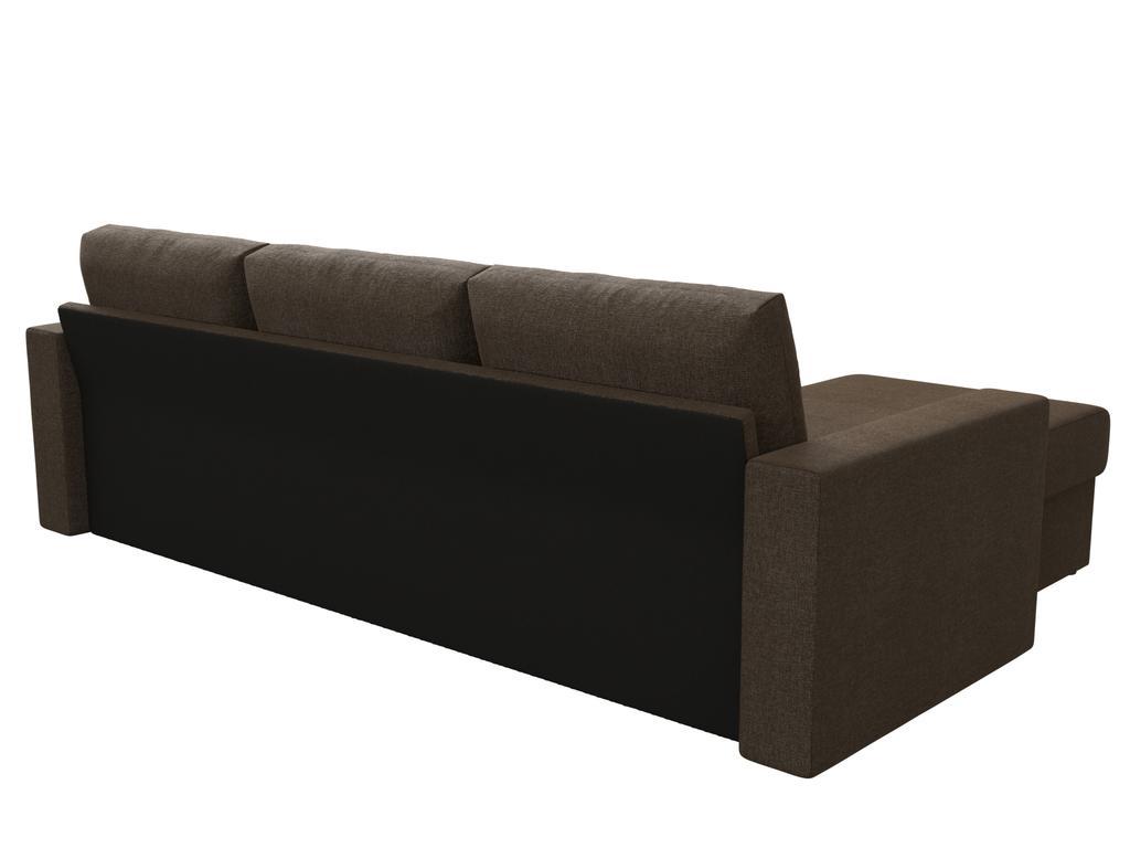 Лига диванов: диван угловой(коричневый)