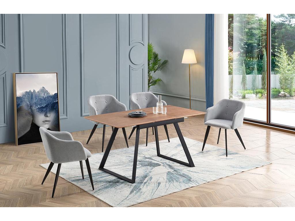 Euro Style Furniture: стол обеденный(орех)