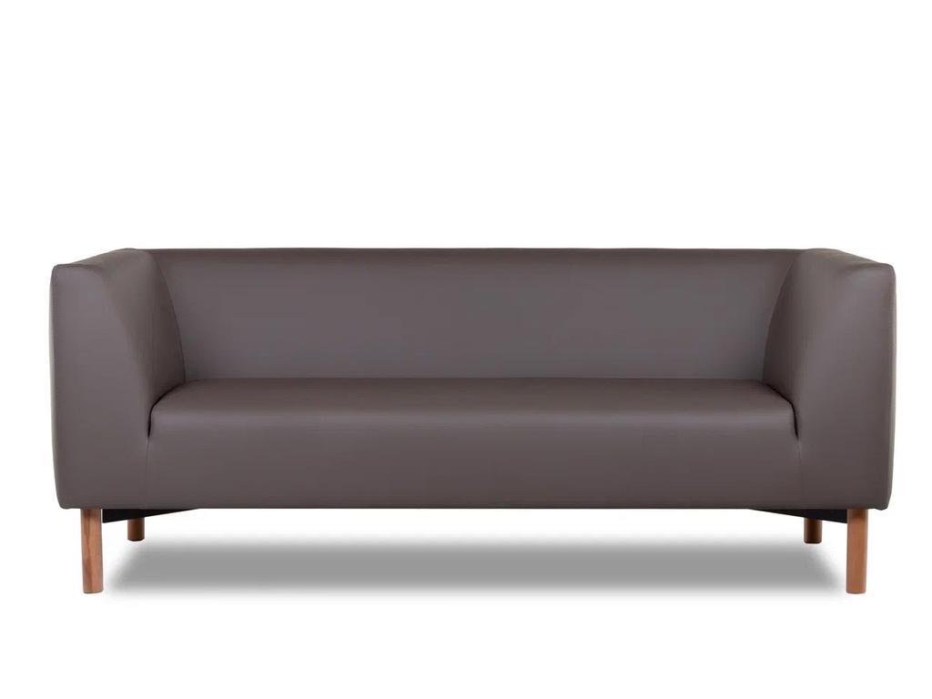 Евроформа: диван 3 местный(коричневый)