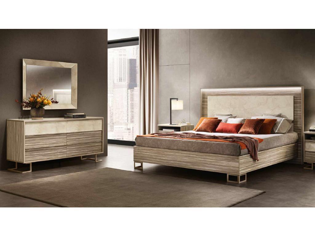 Arredo Classic: кровать двуспальная(светлый)
