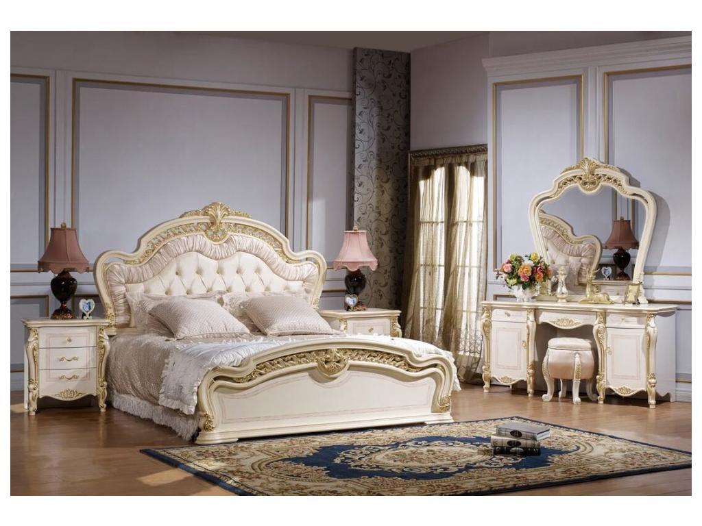 FURNITURE CO: спальня барокко(бежевый)