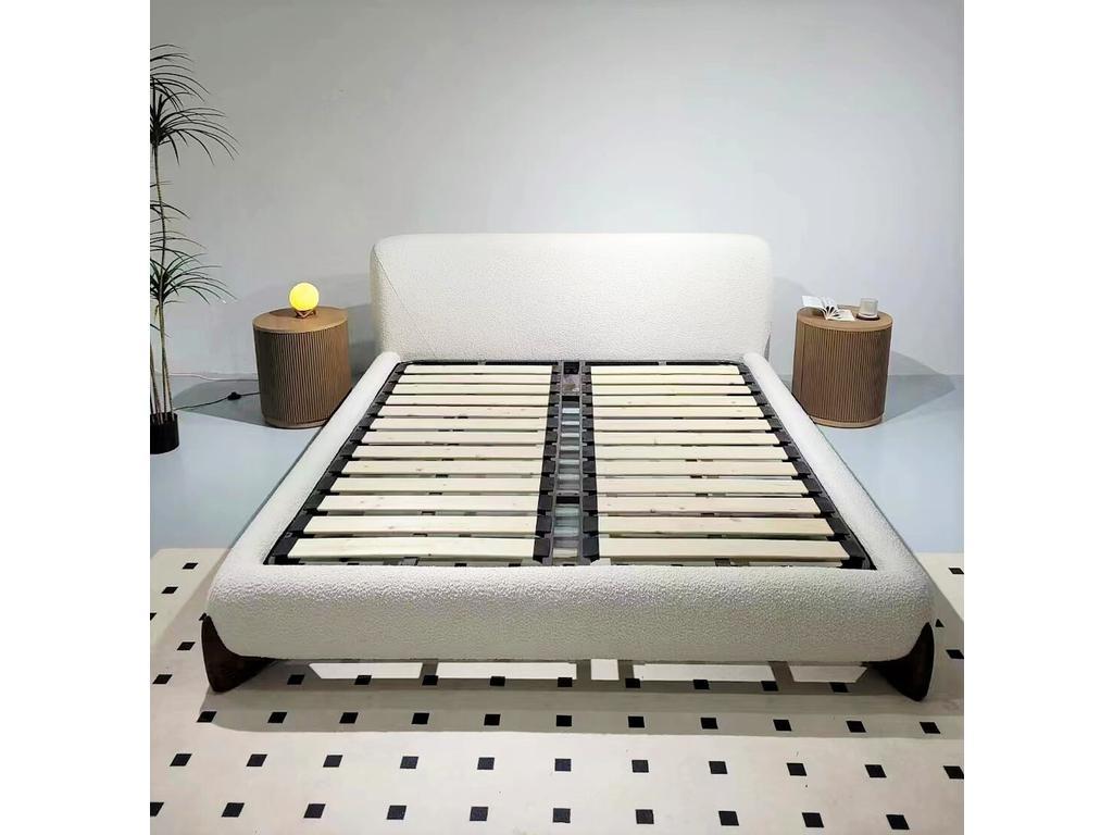 STG: кровать двуспальная(белый)