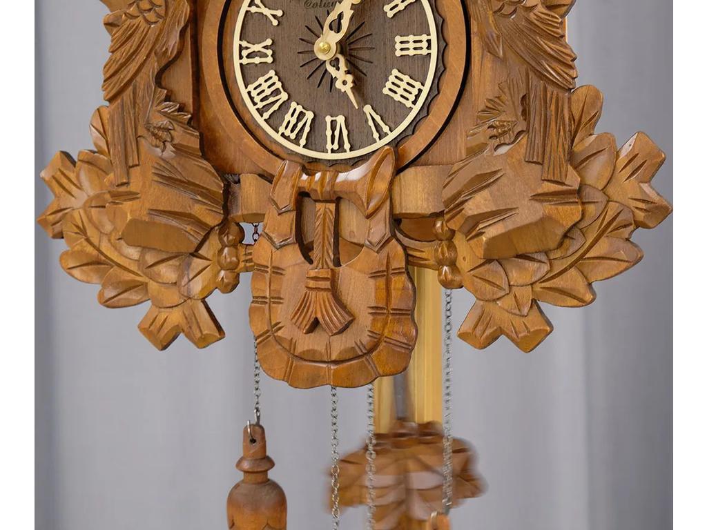 Columbus: часы настенные(коричневый)