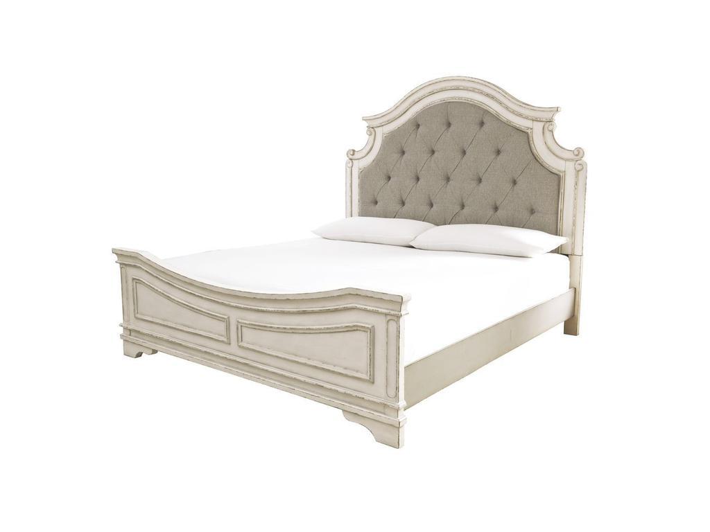 Ashley: кровать двуспальная(белый)