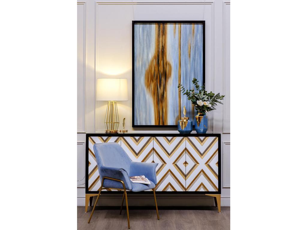 Garda D&eacute;cor: кресло(голубое)