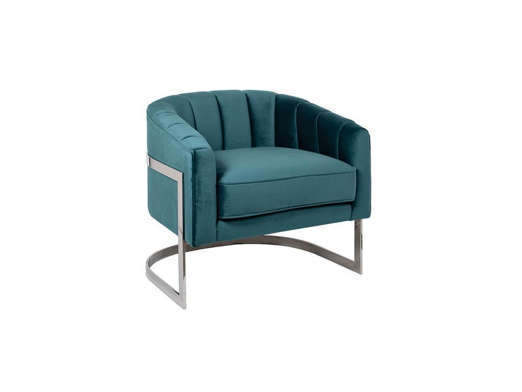 Garda Décor: кресло(сине-зеленый)