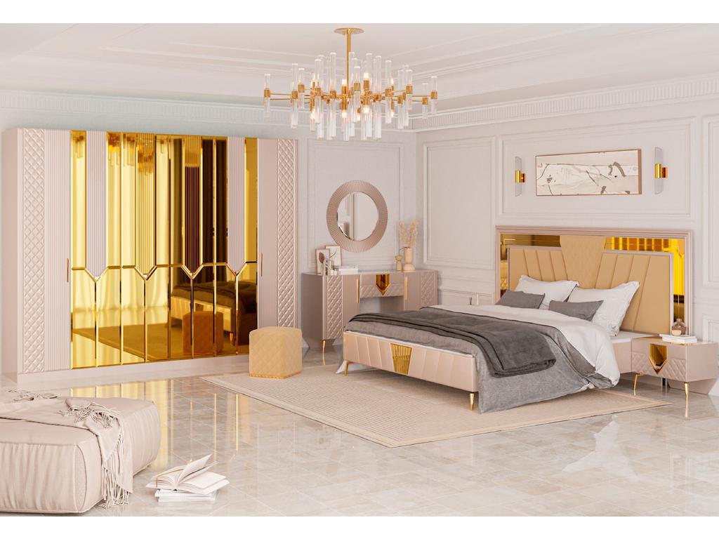 Мэри: спальня современный(кашемир с золотом)