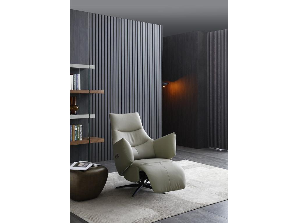 Euro Style Furniture: кресло-реклайнер(бежевый)
