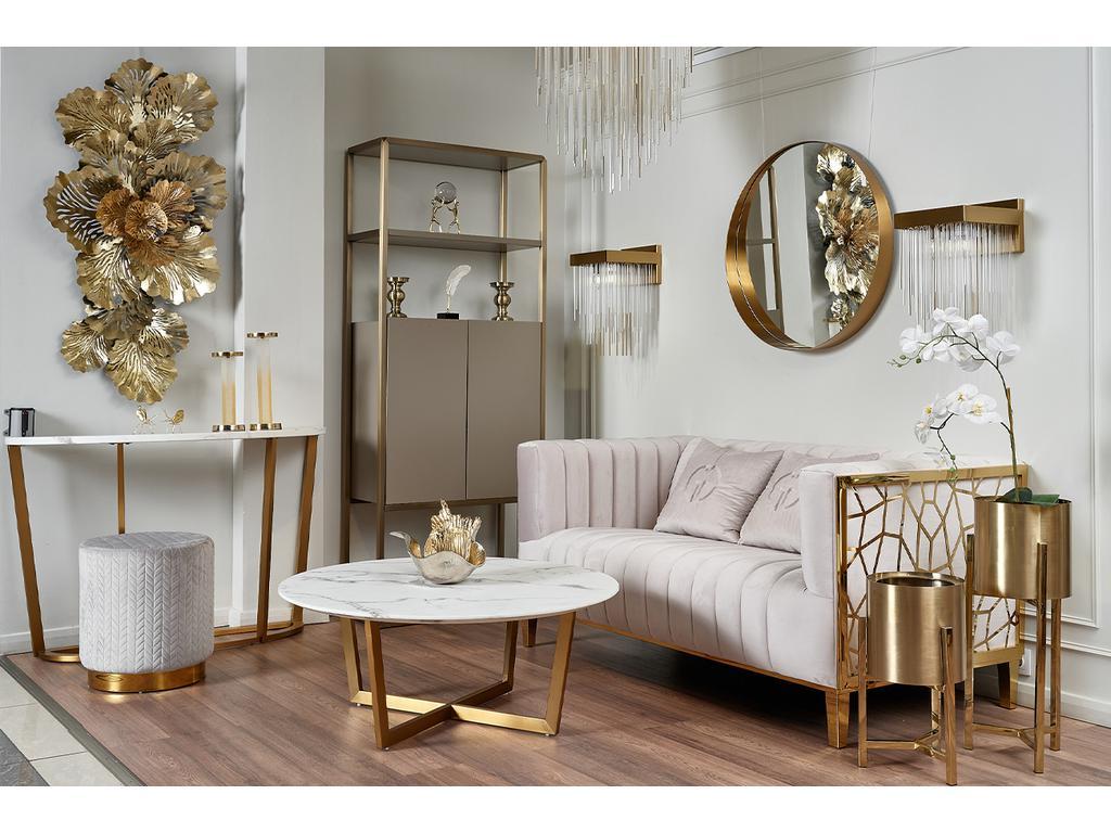 Garda Décor: стеллаж(серый)